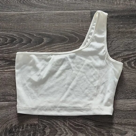 🌷 SHEIN one shoulder Crop Top 🌷 - Picture 1 of 4